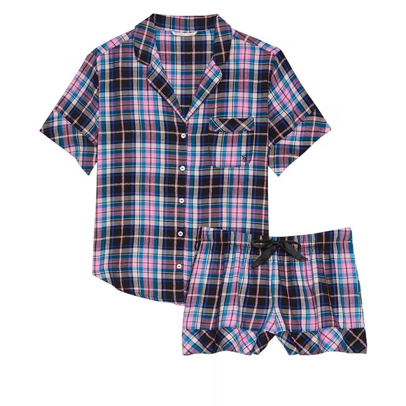Victoria’s Secret flannel pajama shorts set size XXL - Picture 3 of 5